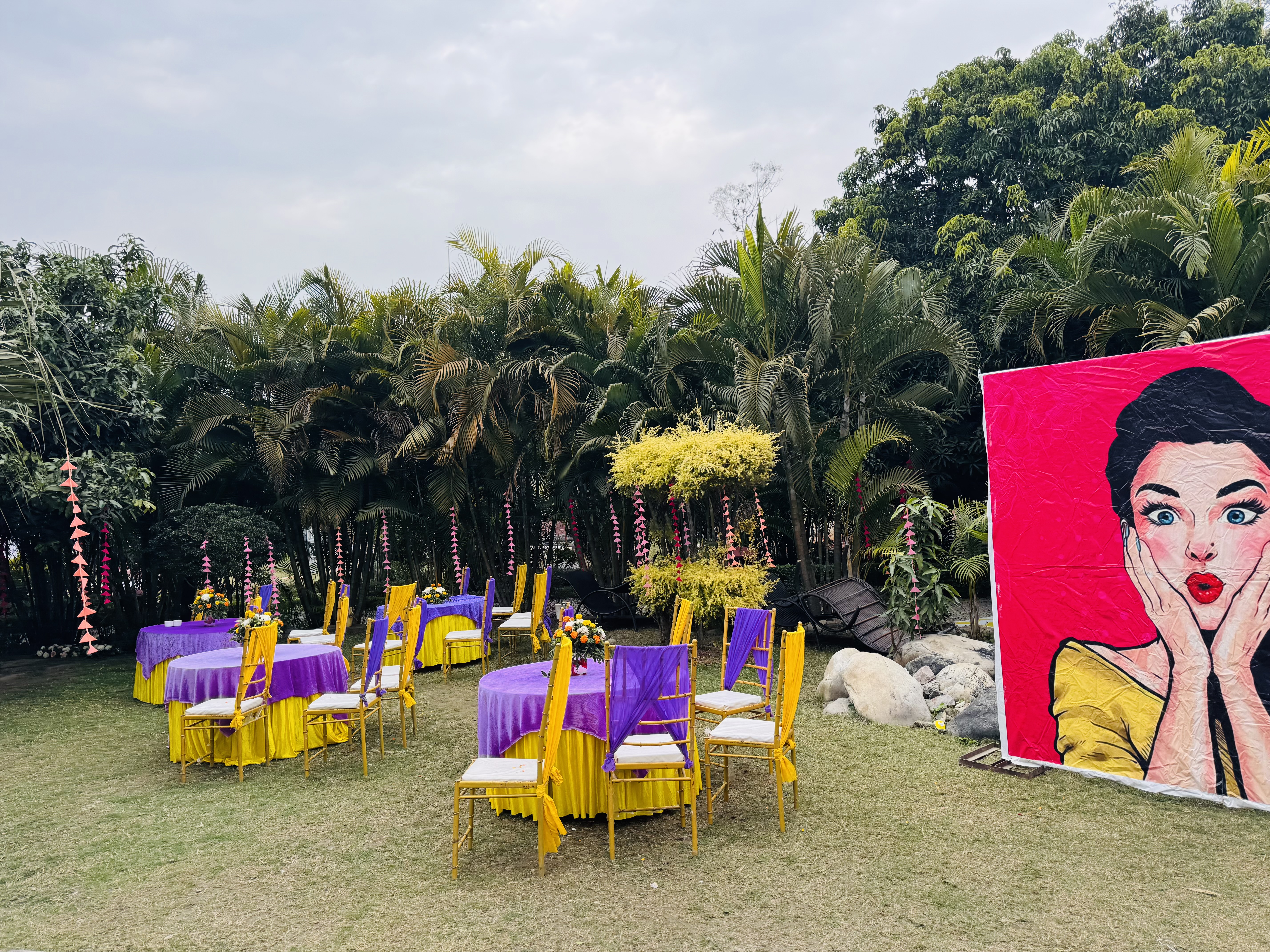Haldi wedding photo at Corbett Wild Resort